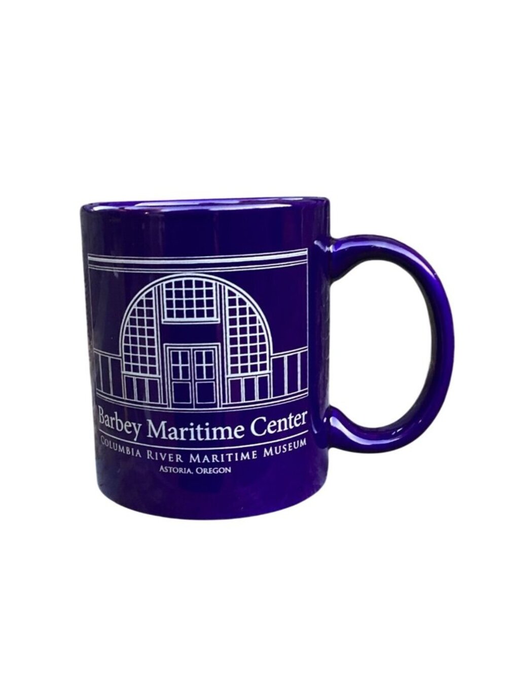 Barbey Maritime Center Columbia River Museum Astoria OR Cobalt Blue Coffee Mug